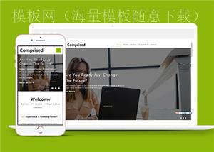 宽屏企业合作商务展示通用网页模板下载（带后台）