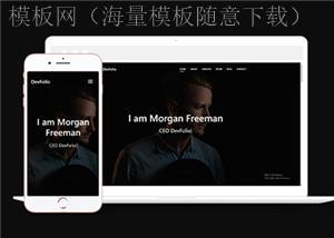 响应式前端开发设计师简历网站html模板（带后台）
