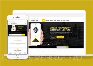 响应式电子产品进出口外贸类企业前端CMS模板下载（带后台）