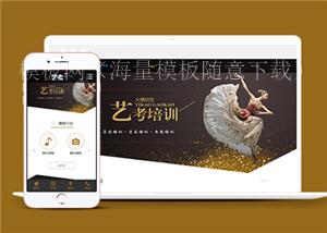 艺术考试培训类企业网站前端模板下载（带后台）