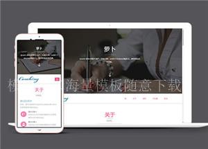 读书教育培训网站单页面HTML5模板（带后台）