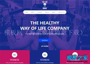 减肥塑身计划私教网站模板（带后台）