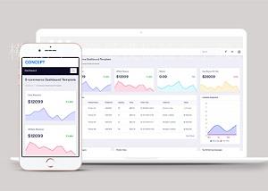 Concept  Bootstrap 4 Admin精品后台模板（带后台）