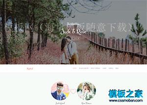 粉色恋爱交友求婚love网站模板（带后台）