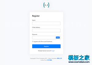 My Login后台登录html5模板（带后台）