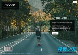 js动效切换个人主页html5模板（带后台）