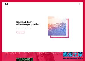 高端户外广告传媒公司响应式企业模板（带后台）