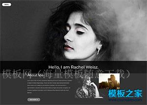 黑色全屏大图FASHION摄影html5模板（带后台）