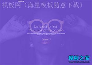紫色精美响应式bootstrap模板（带后台）