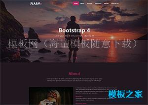 bootstrap4产品展示型网站模板下载（带后台）
