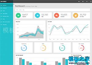简洁bootstrap后台管理系统网站模板（带后台）