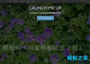 响应式背景大图bootstrap引导页模板（带后台）