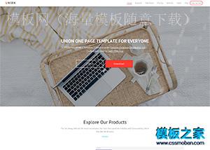 扁平化简洁IT网站设计公司企业网站模板（带后台）
