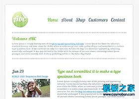 灰色纹理简洁纯静的html5模板（带后台）