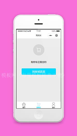 精简商品核算微商城购物车程序源码（带后台）